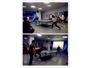 奮力拼搏，一決高下——“乒乓球運動賽”
